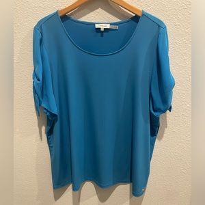 Calvin Klein Blouse. Sky Blue Size 2x